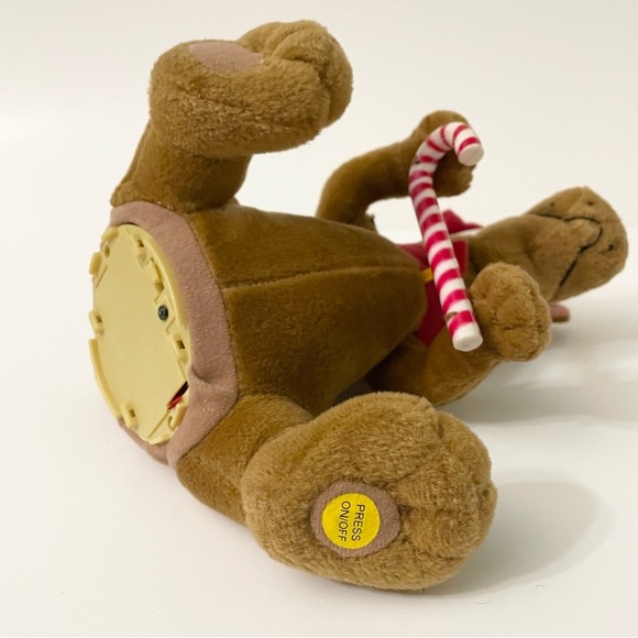 Gemmy Scooby Doo Christmas Dog Plush Singing Dancing Candy Cane Santa Hat - Picture 15 of 17